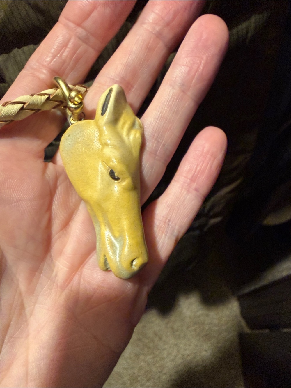 All the Clay Horses Clay Choker Necklace